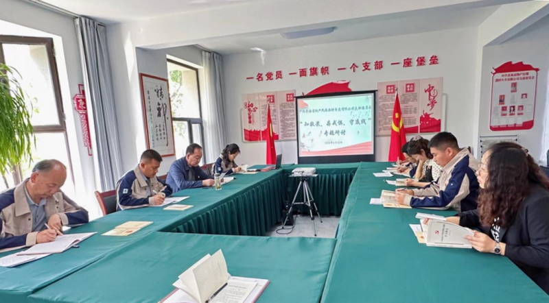 民爆公司黨支部開(kāi)展&ldquo;知敬畏、存戒懼、守底線(xiàn)&rdquo; 專(zhuān)題研討