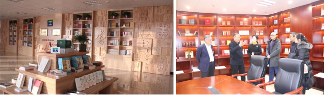 省委常委、省總工會(huì)主席馬吉孝同志來我司為全國職工書屋示范點(diǎn)揭牌